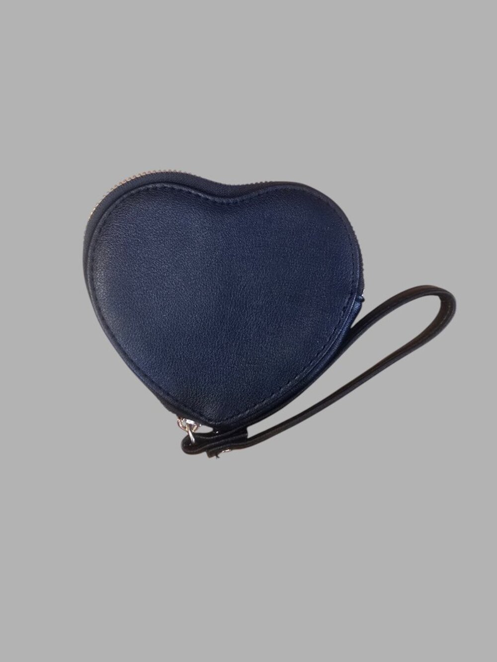 Juicy Couture Black Heart Wristlet Pink Ombre Rhinestone Y2K McBling Pouch image 3